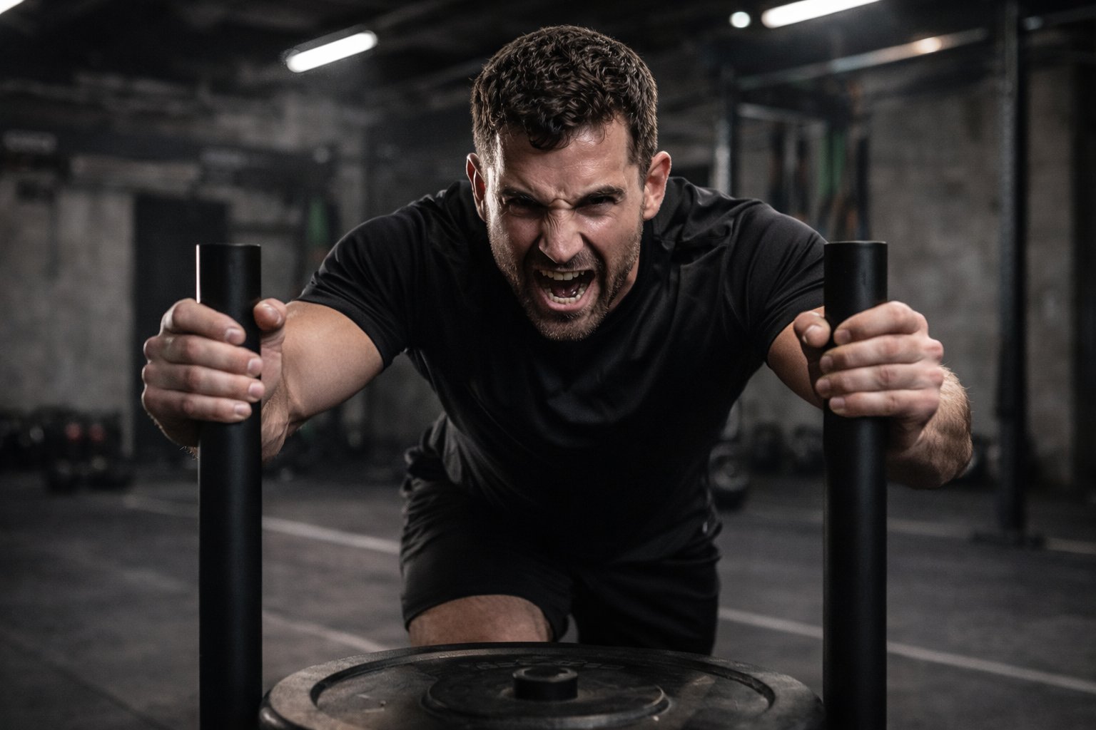 HYROX training Monza — sled push allenamento funzionale